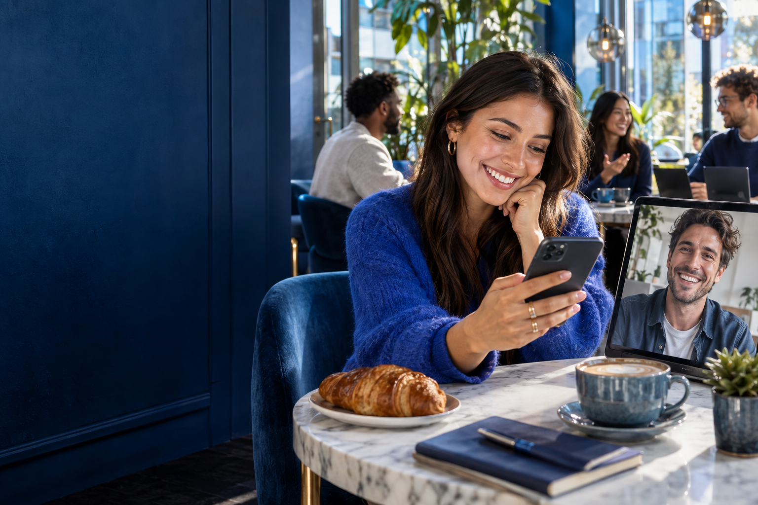 Staying connected with a smartphone